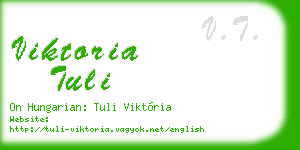 viktoria tuli business card